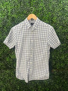 J.Crew Men’s Casual Button Up Shirt, Plaid, Size Small Slim